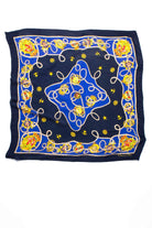 Vintage Oscar de la Renta Nautical Silk Scarf