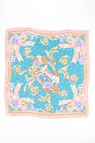 Bob Mackie Cherubs Vintage Silk Scarf