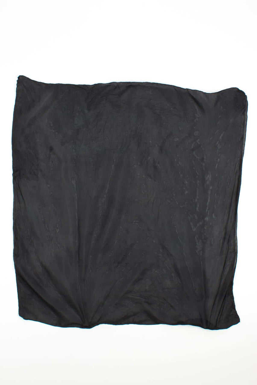 Black Silk Scarf