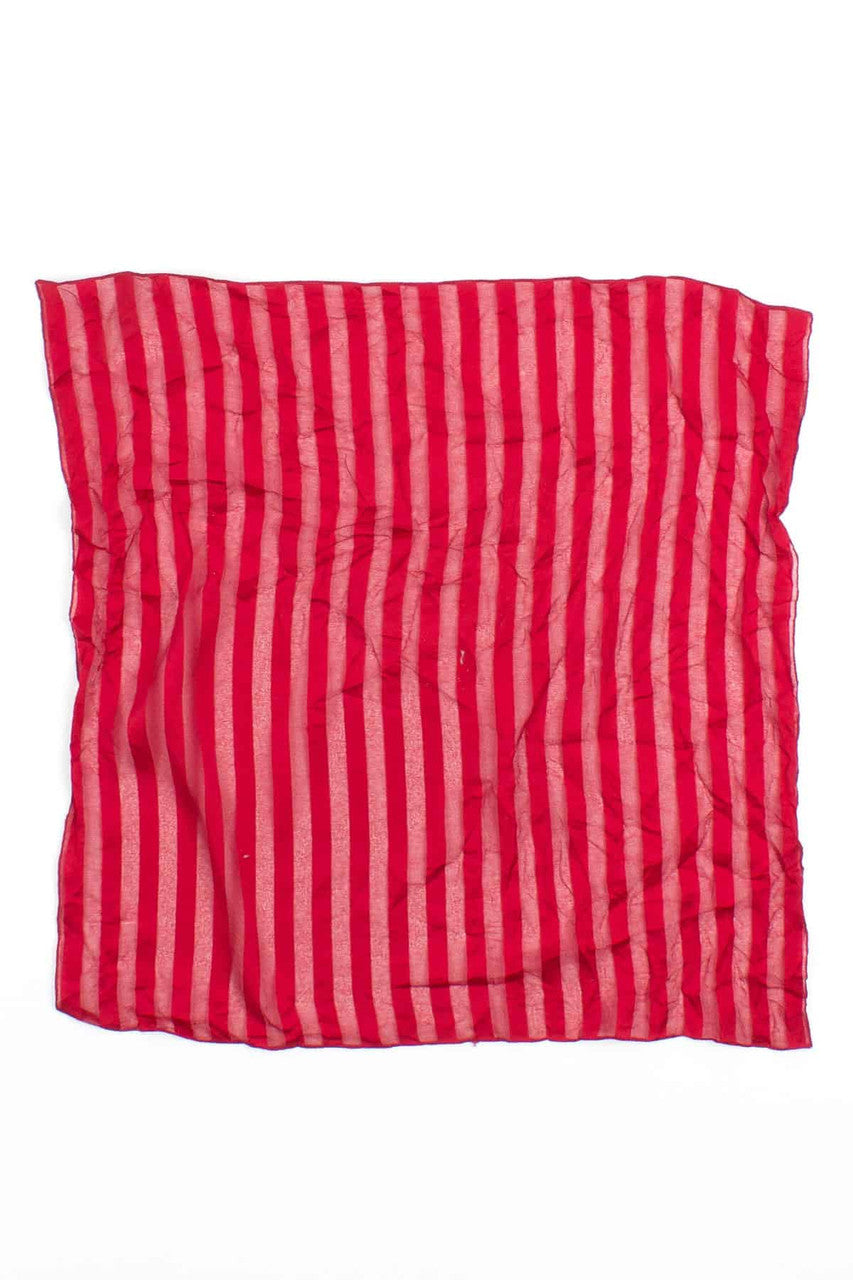 Small Striped Vintage Scarf