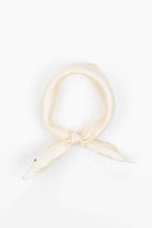 Vintage Pearly Silk Neck Scarf