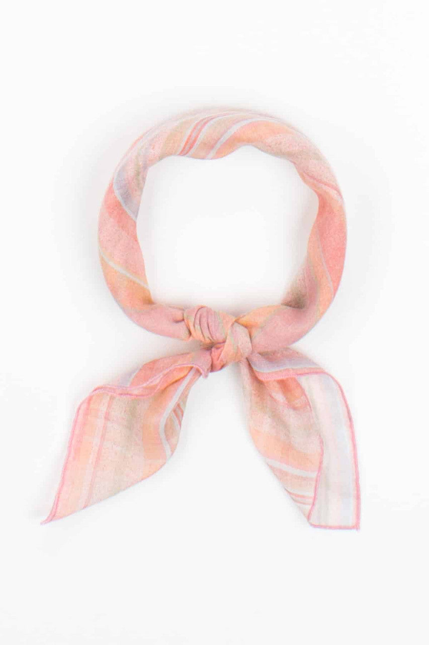 Pastel Stripes Vintage Neck Scarf