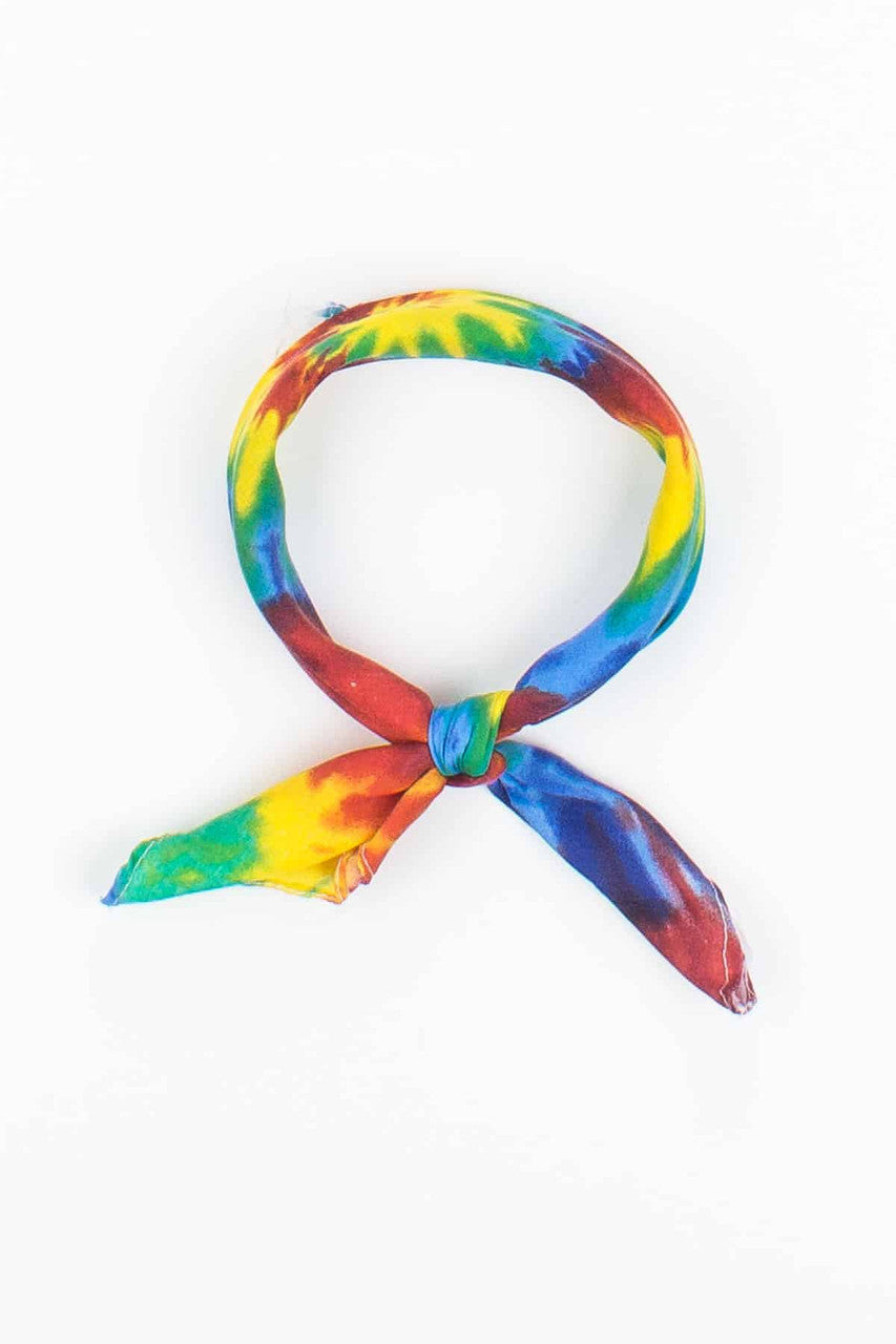 Vintage Classic Spiral Tie-Dye Scarf