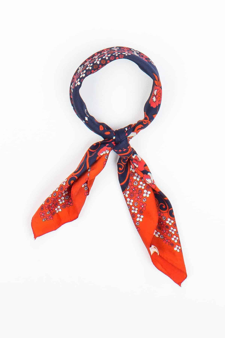 Large Vintage Floral printed Scarf