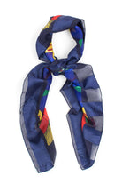 Colorful Picasso Large Vintage Scarf