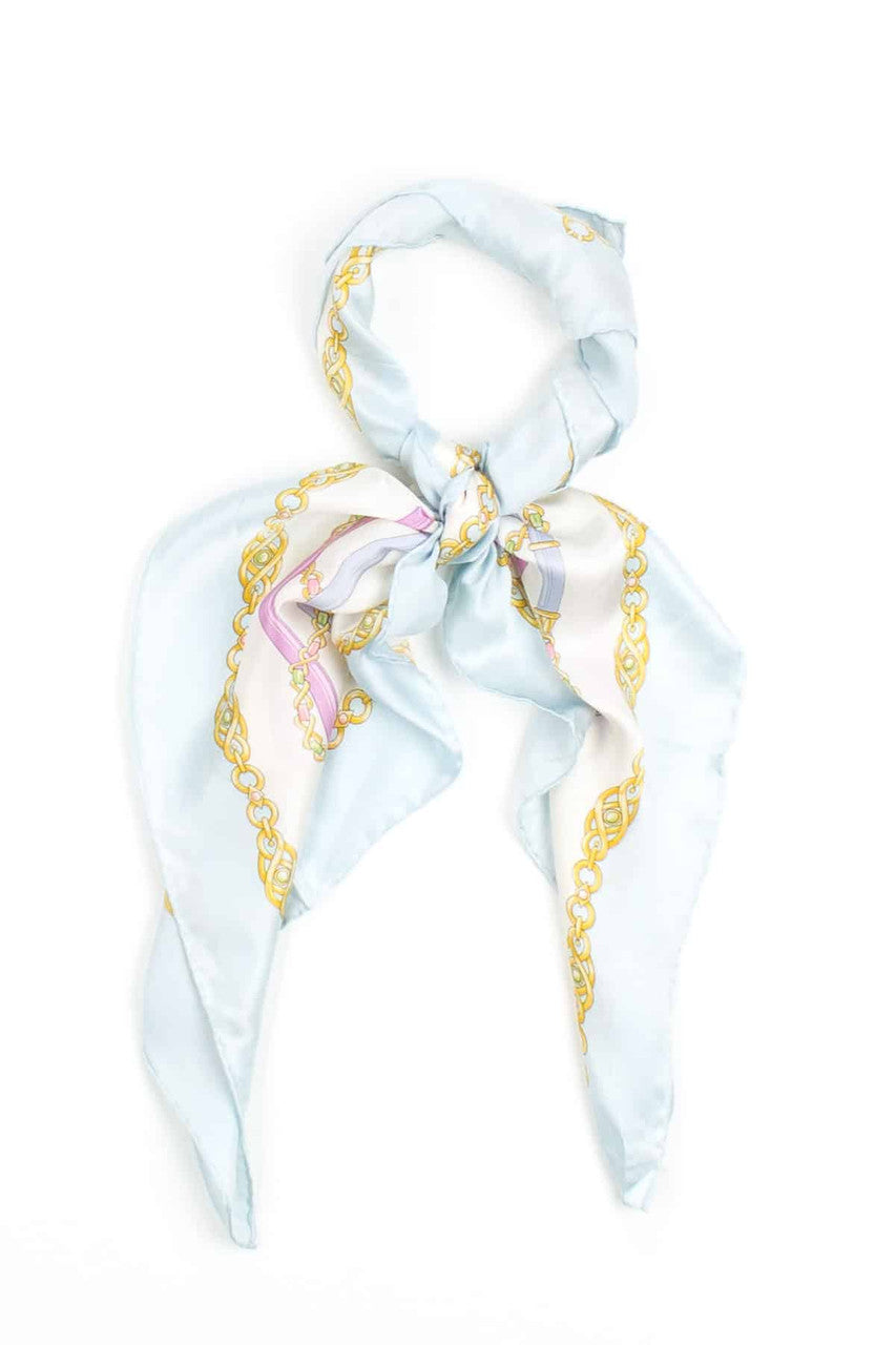 Lancel Paris Vintage Silk Scarf