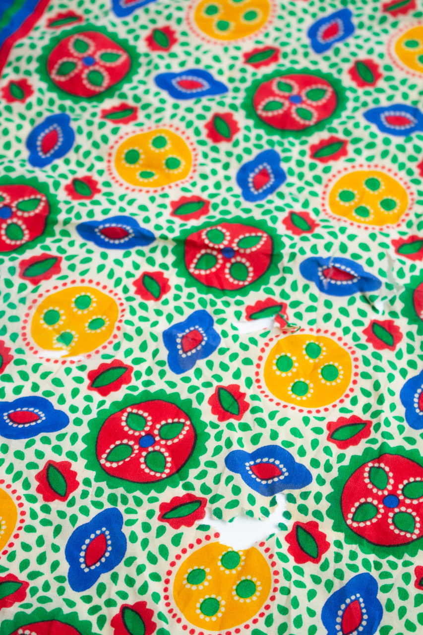 Vintage YSL Paisley Square Scarf
