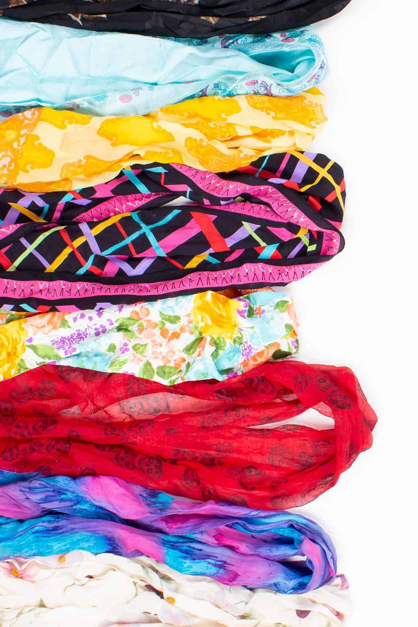 Vintage Narrow Rectangular Scarves (Assorted)