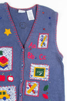 Vintage School Teacher Sweater 32