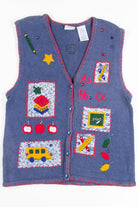 Vintage School Teacher Sweater 32