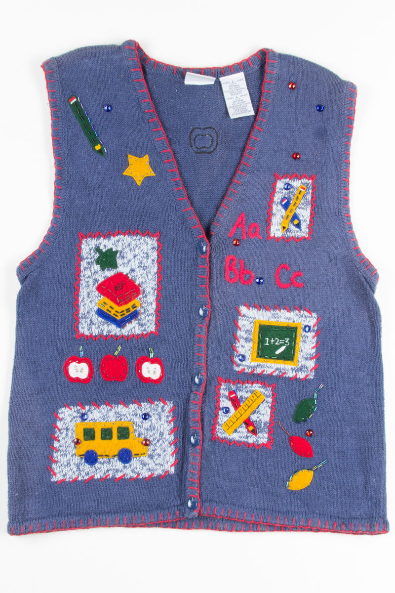 Vintage School Teacher Sweater 32