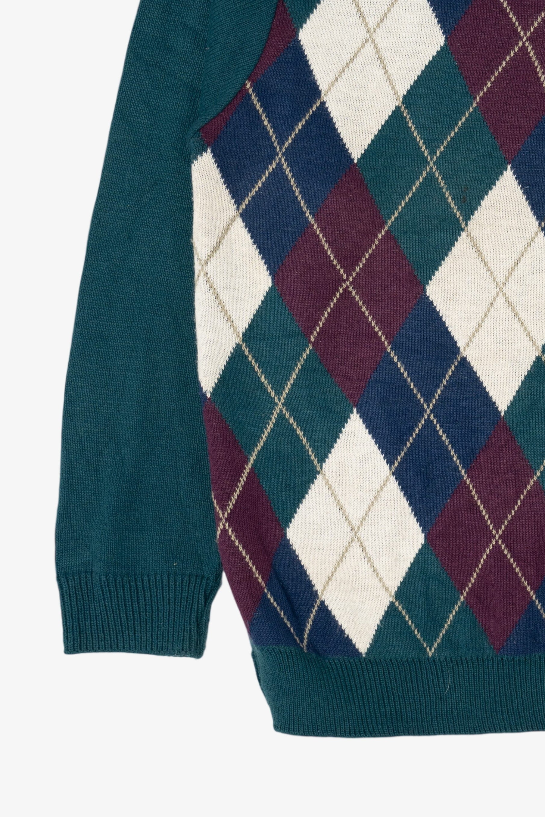 Vintage Alfred Dunner Argyle Sweater (1990s)