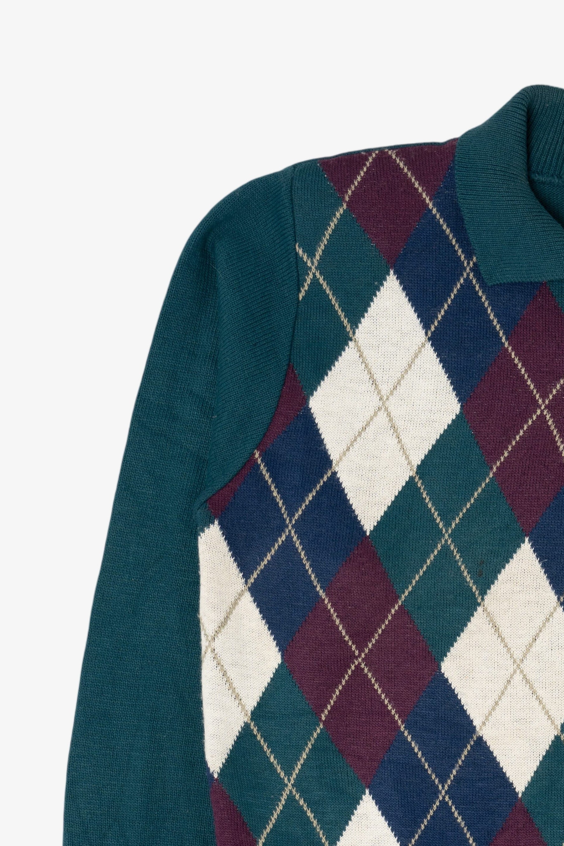 Vintage Alfred Dunner Argyle Sweater (1990s)