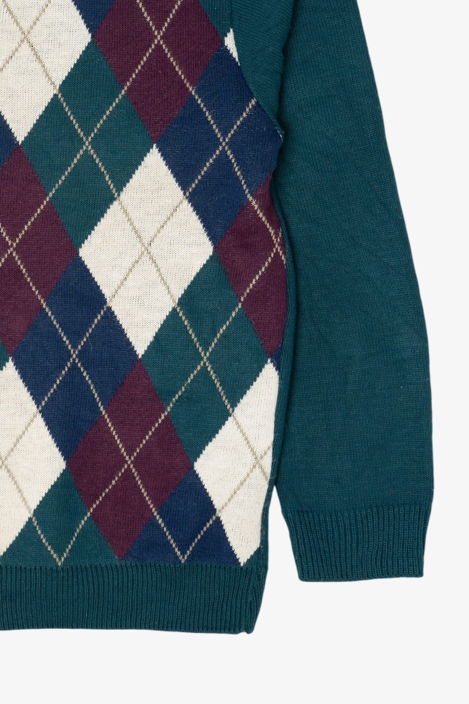 Vintage Alfred Dunner Argyle Sweater (1990s)