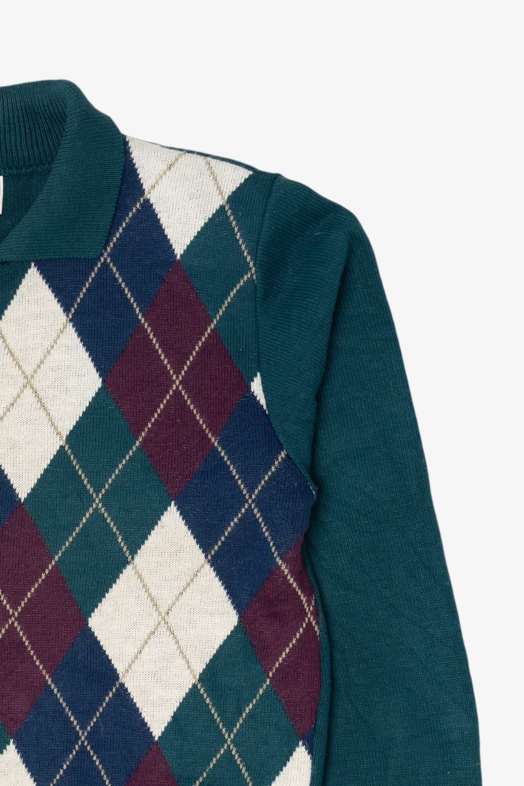 Vintage Alfred Dunner Argyle Sweater (1990s)