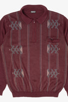 Vintage Red Noblex Quarter-Zip Sweater (1990s)