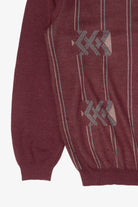 Vintage Red Noblex Quarter-Zip Sweater (1990s)