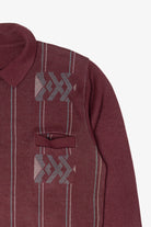 Vintage Red Noblex Quarter-Zip Sweater (1990s)