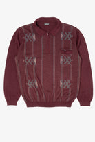 Vintage Red Noblex Quarter-Zip Sweater (1990s)