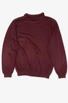 Vintage Red Noblex Quarter-Zip Sweater (1990s)