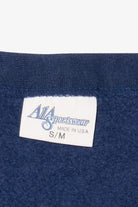 Vintage Navy Blue A1A Sportswear Teacher Cardigan Sweater (1990s)