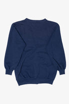 Vintage Navy Blue A1A Sportswear Teacher Cardigan Sweater (1990s)