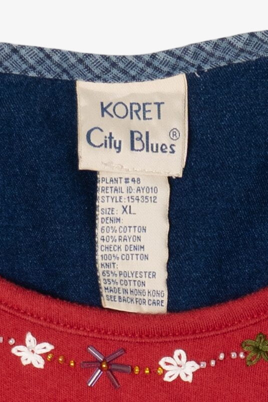 Vintage Koret Lattice Vest Sweater (1990s)