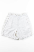 Vintage Textured Cotton High Rise Short