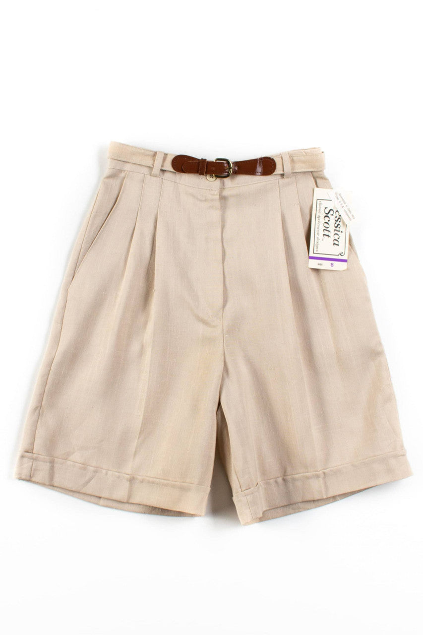 Vintage High Rise Khaki Bermuda Short