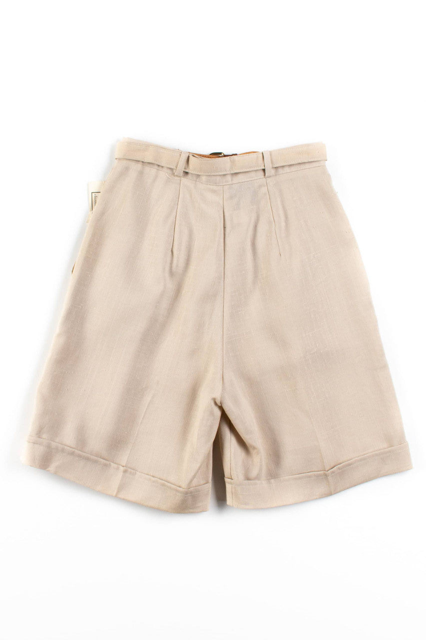 Vintage High Rise Khaki Bermuda Short