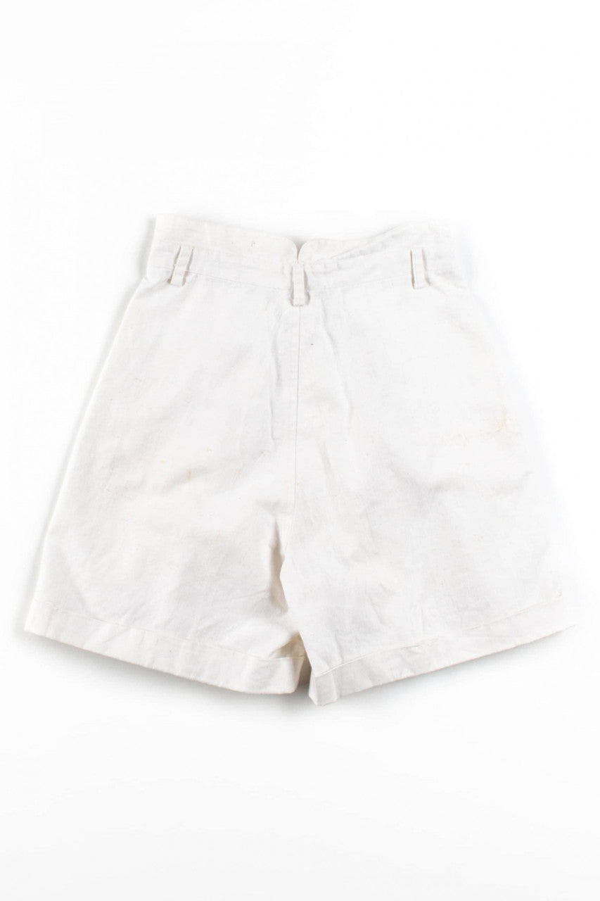 Vintage Pleated High Rise Short