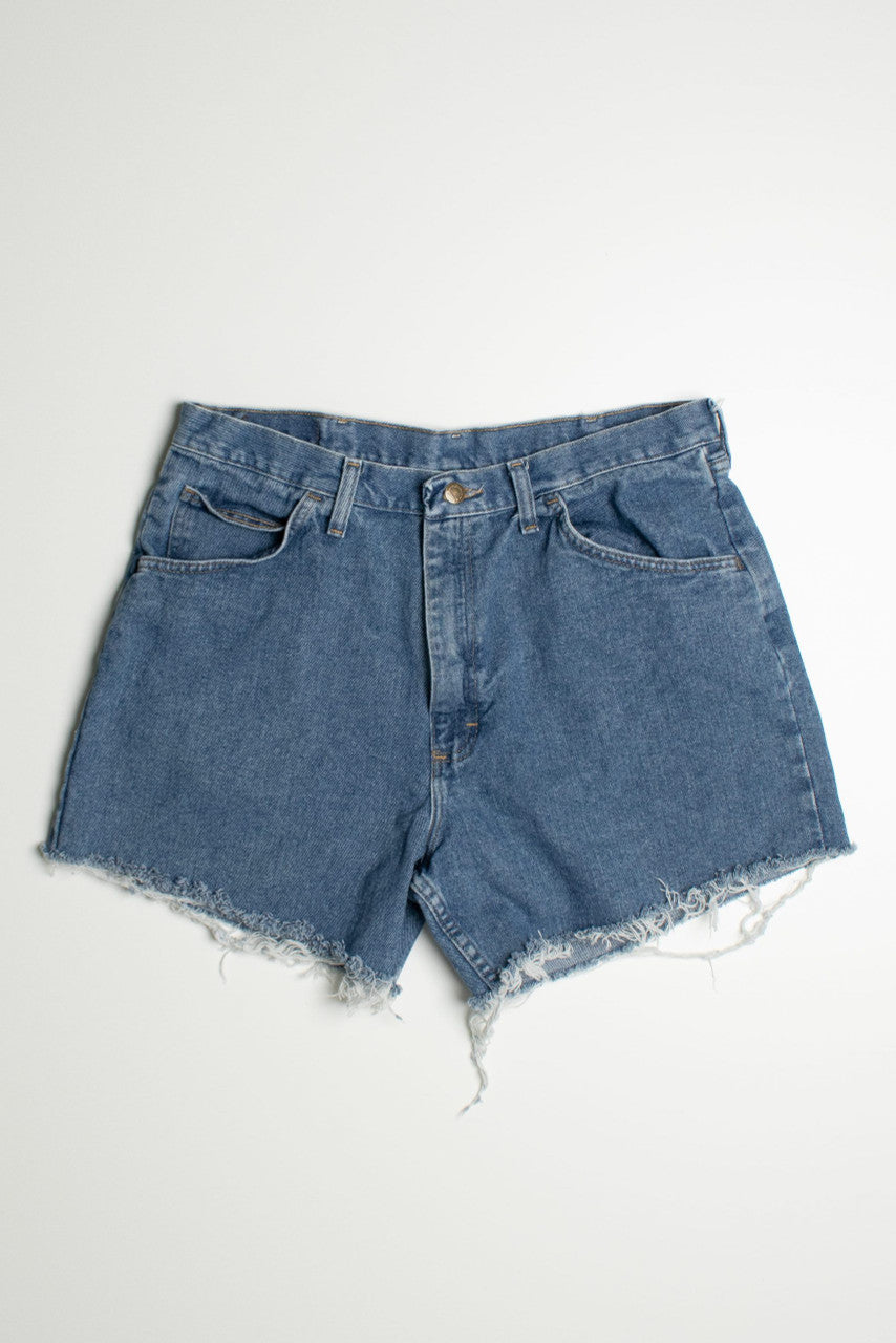 Vintage Blue Wrangler Cutoff Jean Shorts
