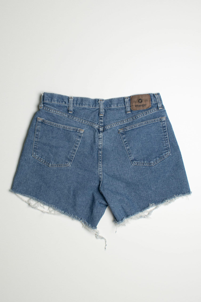 Vintage Blue Wrangler Cutoff Jean Shorts