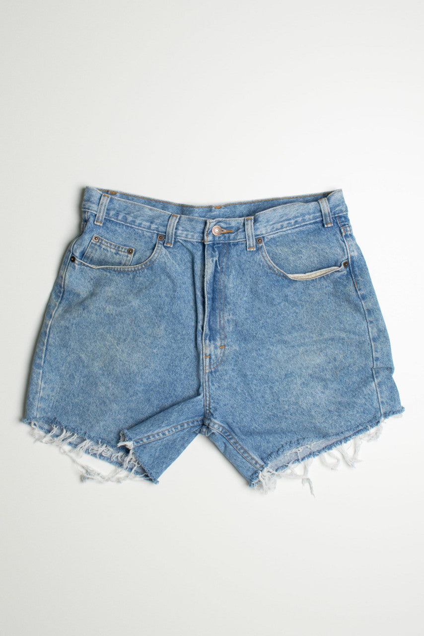 Vintage Cutoff Blue Denim Shorts