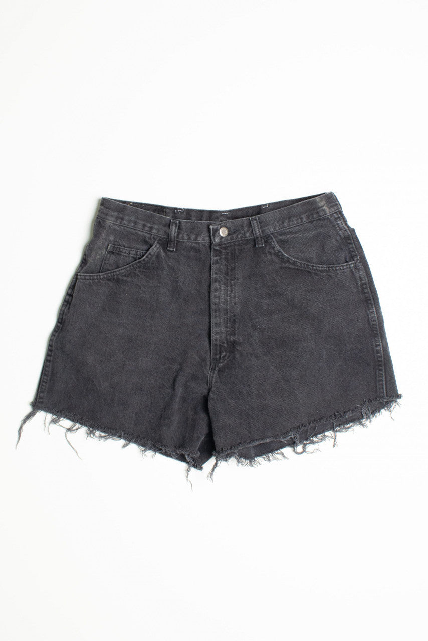 Vintage Black Wrangler Denim Shorts