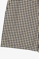 Vintage Beige & Black Gingham Shorts (2000s)