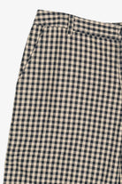 Vintage Beige & Black Gingham Shorts (2000s)
