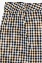 Vintage Beige & Black Gingham Shorts (2000s)