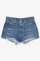 Levi’s 501 Button Fly Denim Cut Off Shorts