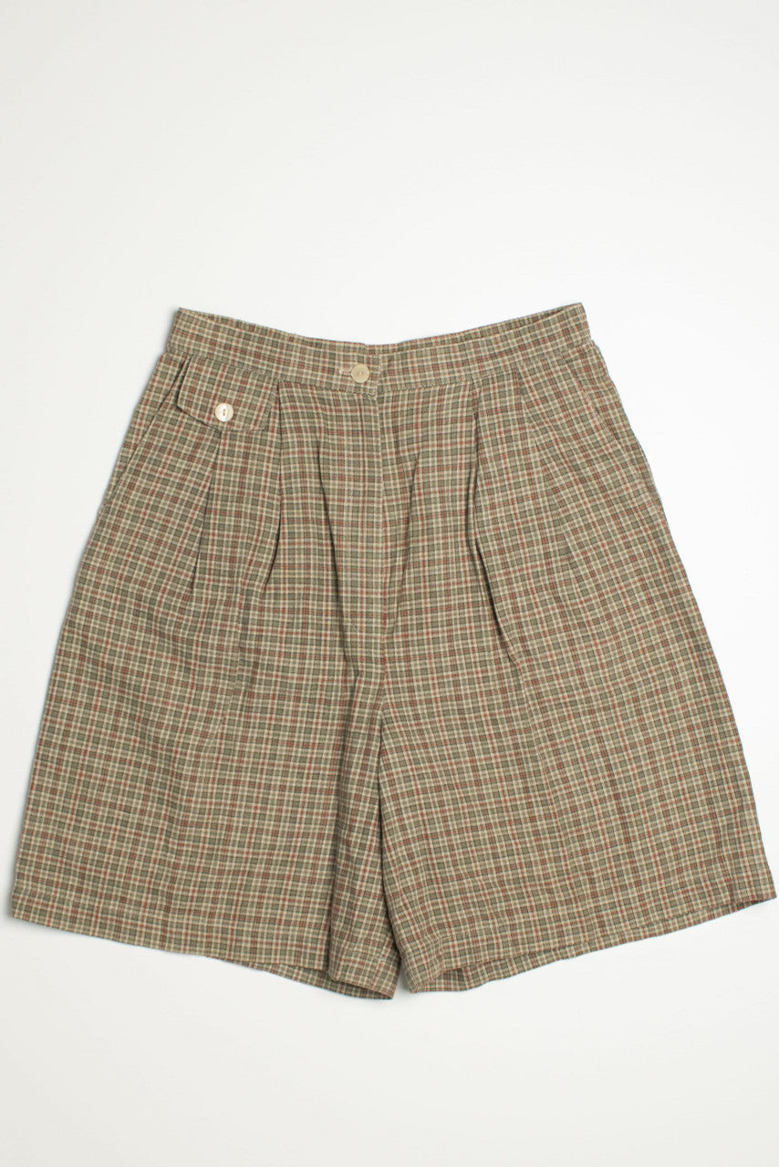 Vintage Plaid Short