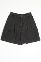 High Waisted Pleated Lizwear Denim Shorts (sz. 8)