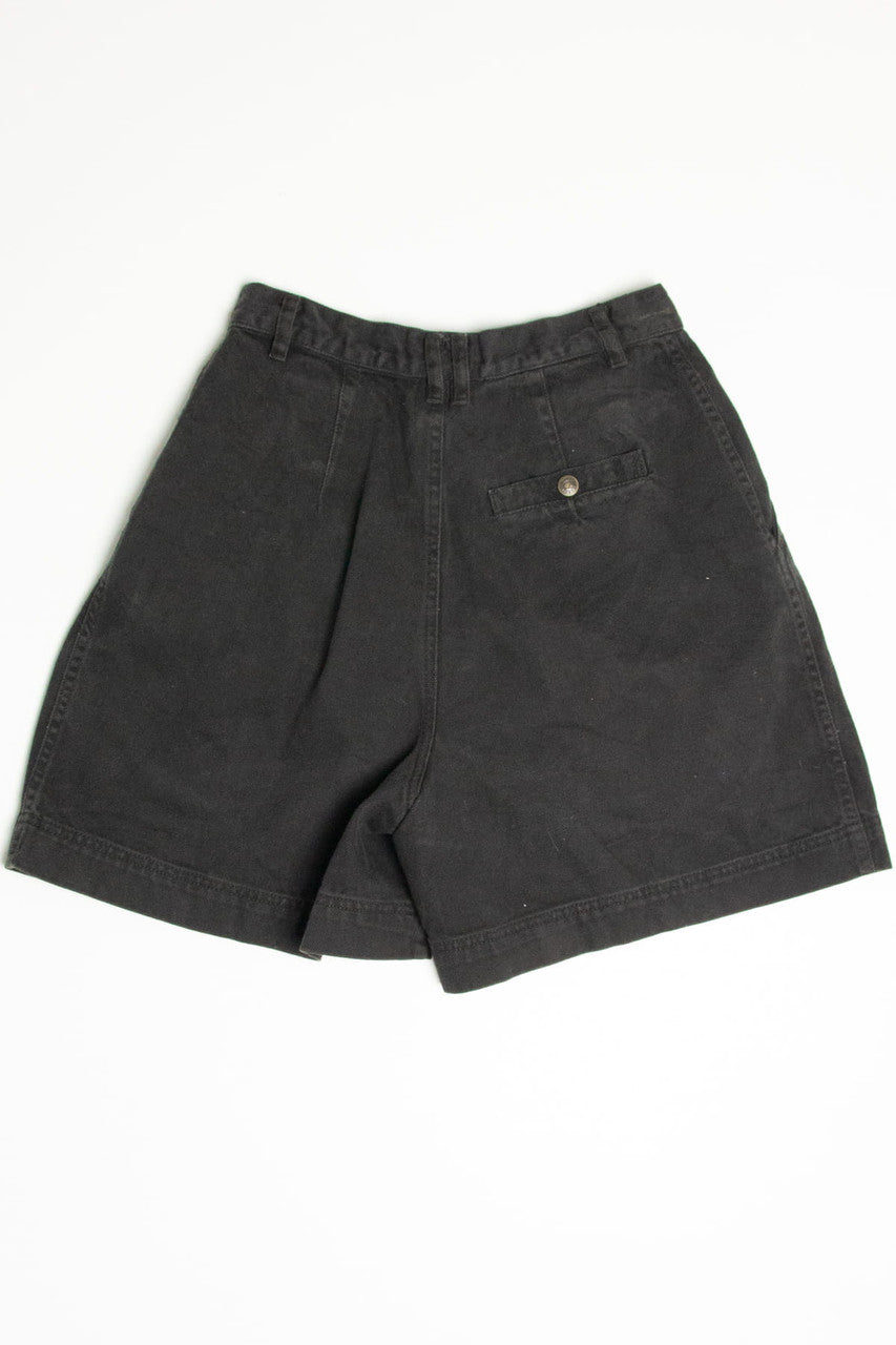 High Waisted Pleated Lizwear Denim Shorts (sz. 8)