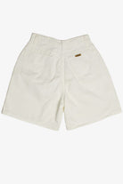 Vintage White High Waisted Chic Denim Shorts (sz. 9)