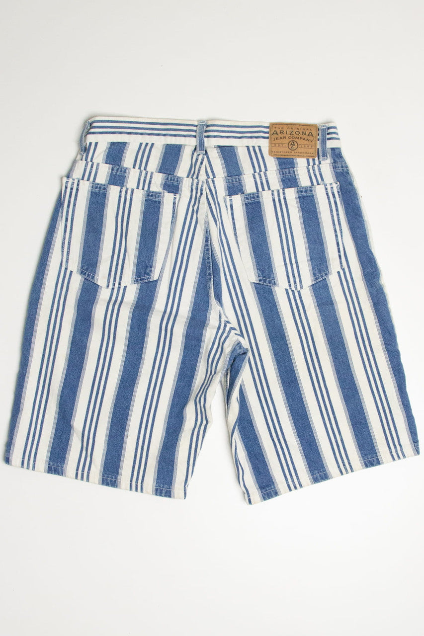 Striped Arizona Denim Shorts (sz. 32)