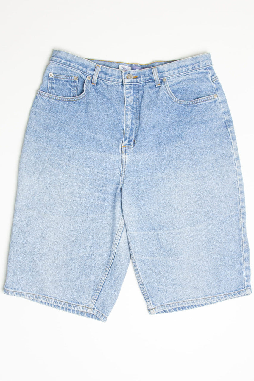 Blue Washed Faded Glory Denim Shorts