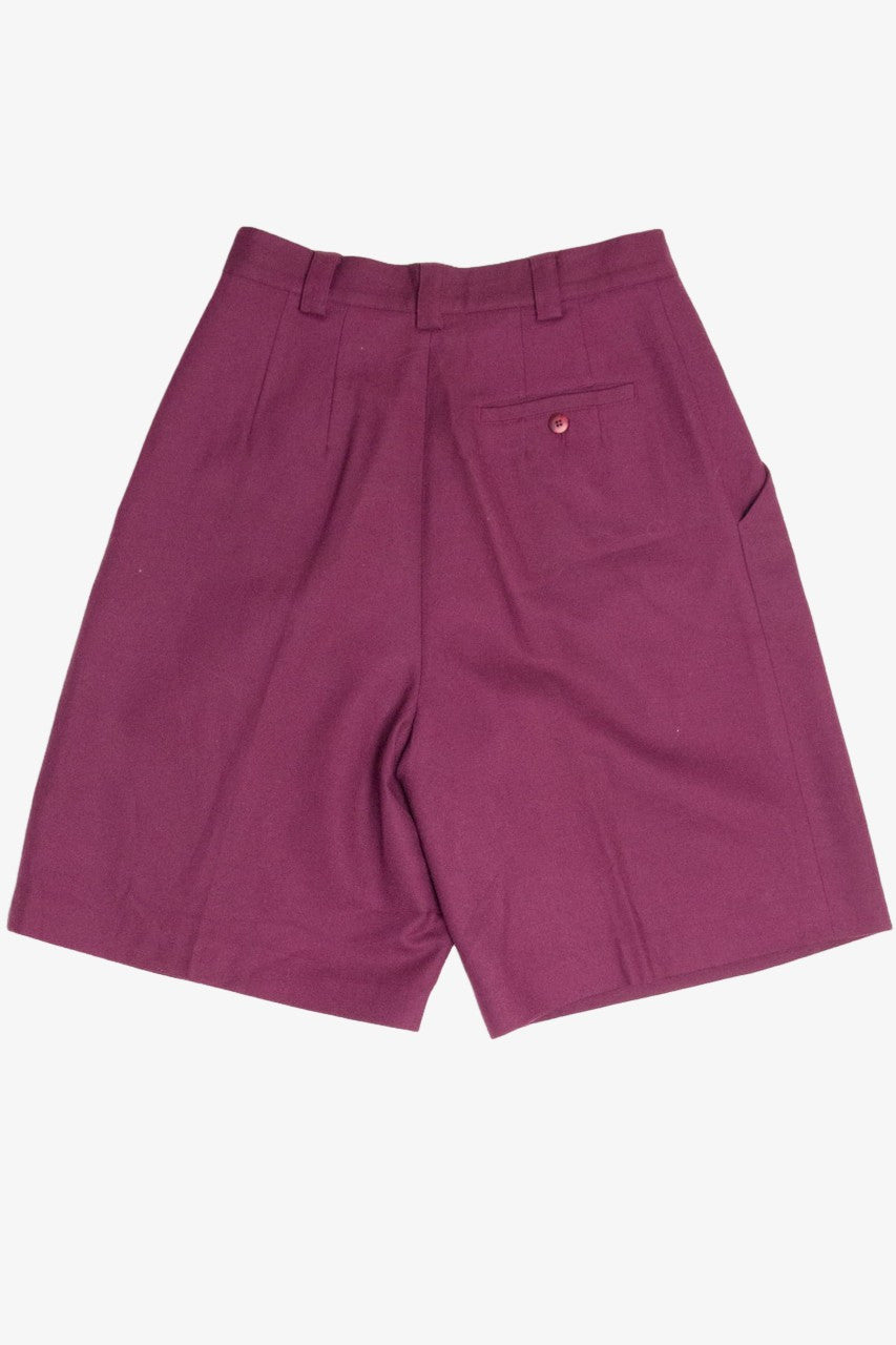Vintage Plum Wool Eddie Bauer Shorts (sz. 10)