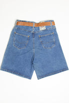 Faux Leather Chaps Denim Shorts (sz. 11/12)