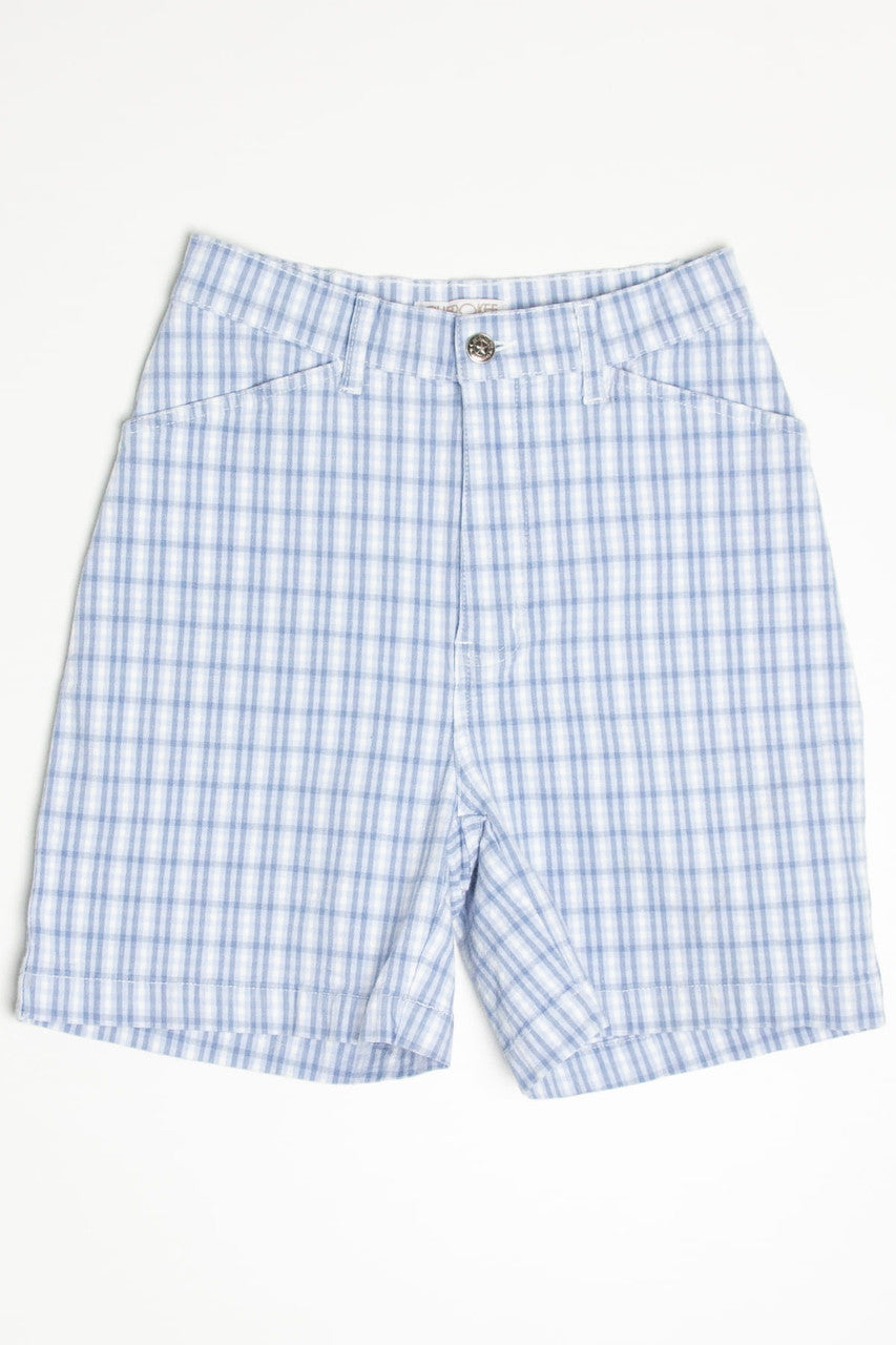 Blue Plaid Cherokee Shorts (sz. 6)