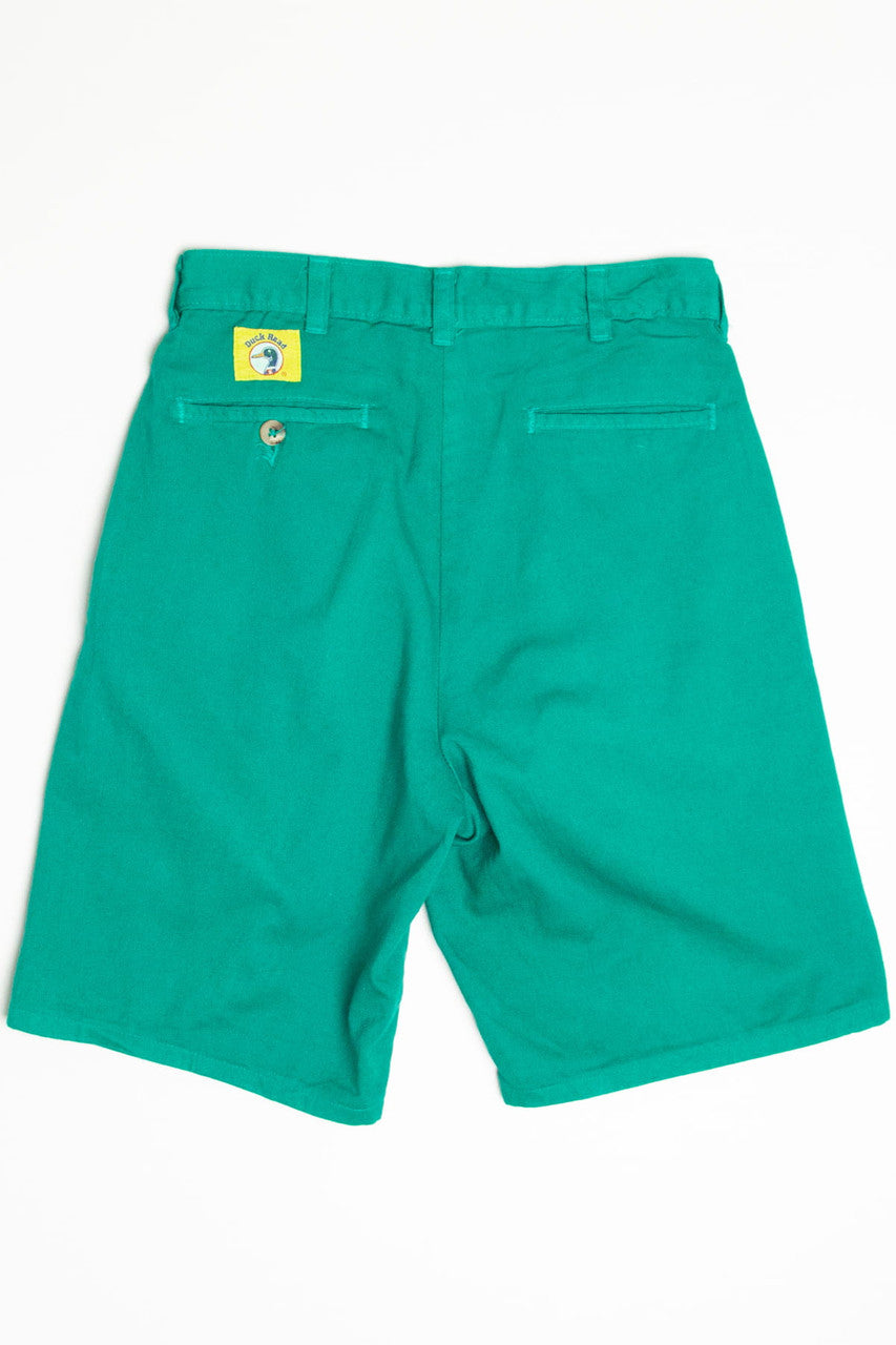 Green Duck Head High Waisted Shorts (sz. W 28)
