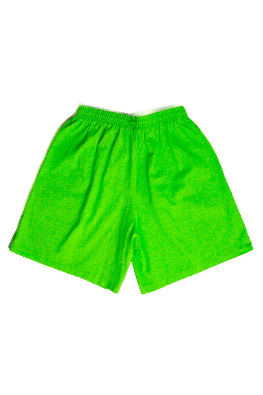 Vintage Neon Green Busch Light Gym Shorts (sz. Medium)